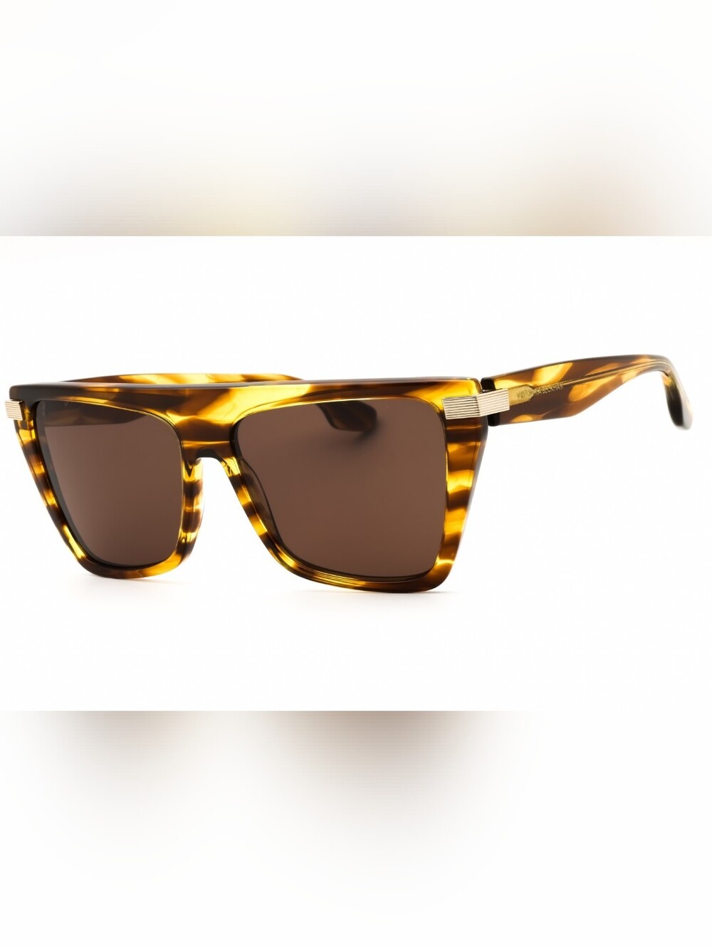 Victoria Beckham, VB684S,STRIPED TOBACCO/Brown, Rectangular,Woman's Sunglasses,